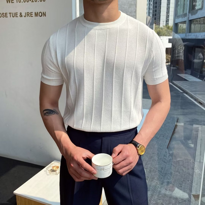 T-shirt côtelé