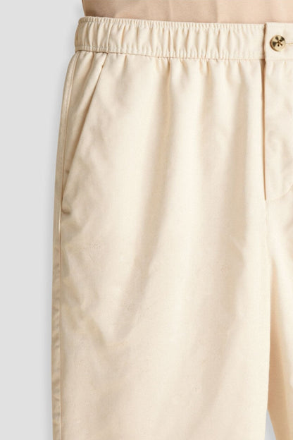 Pantalon ample en lin coupe régulière