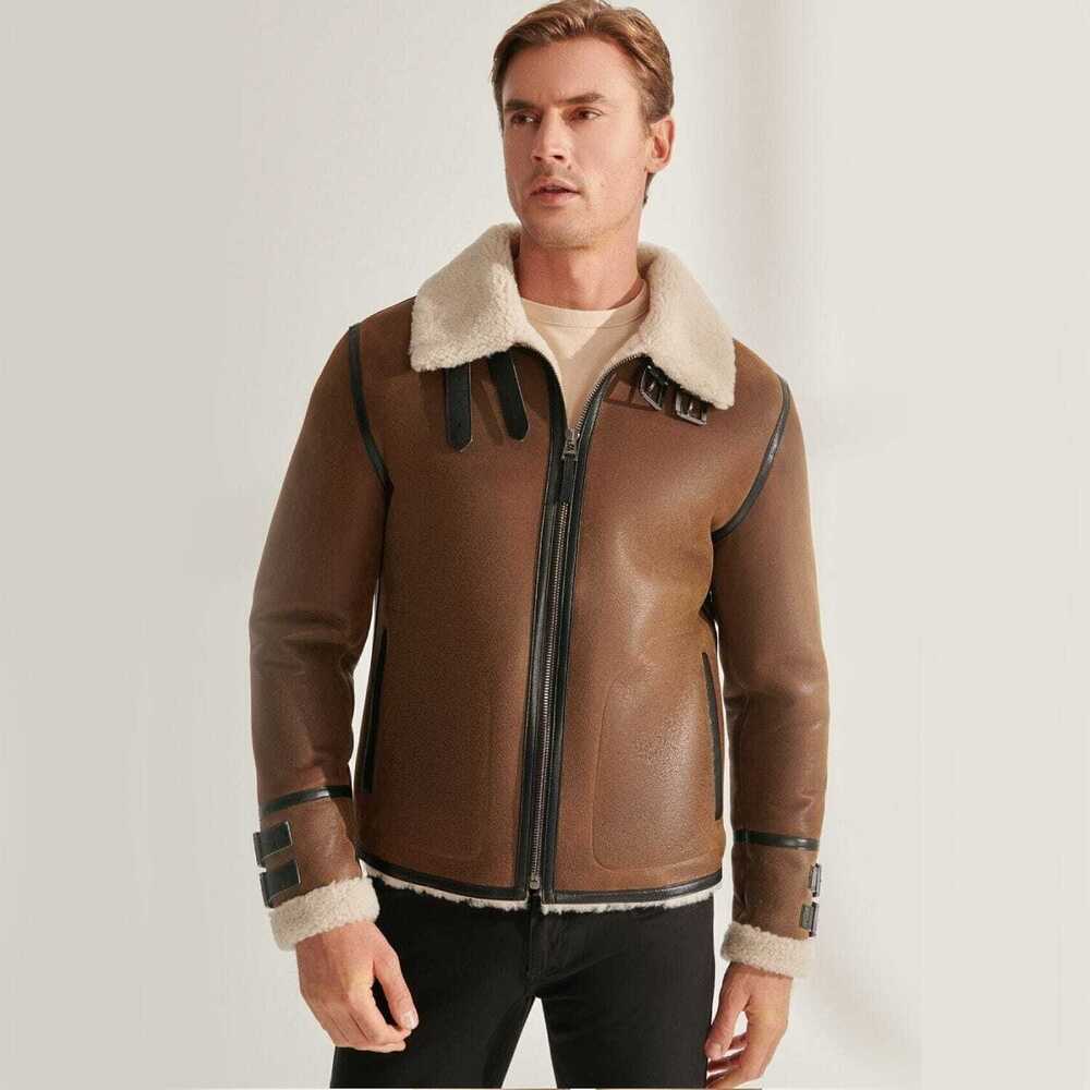 Mont Blanc - Le bomber en peau de mouton