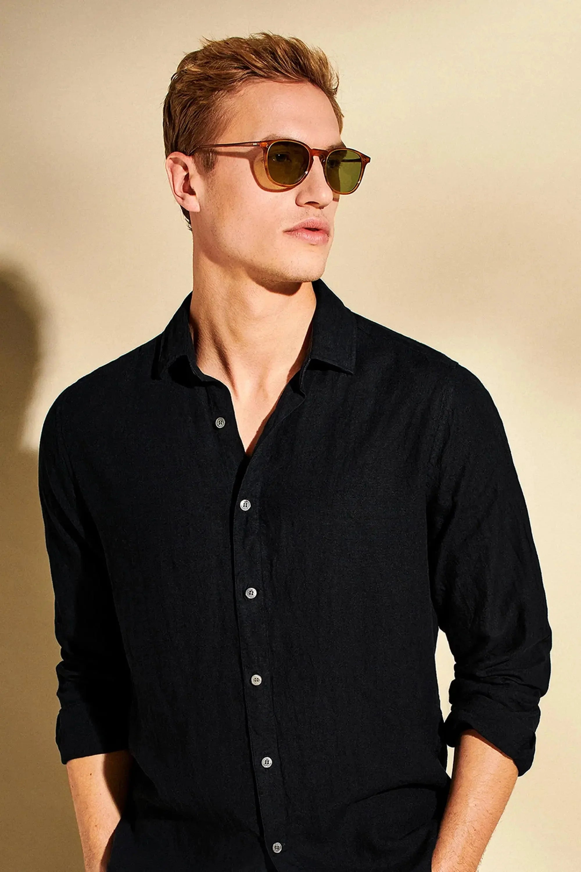 Le Marais - Chemise en lin noir
