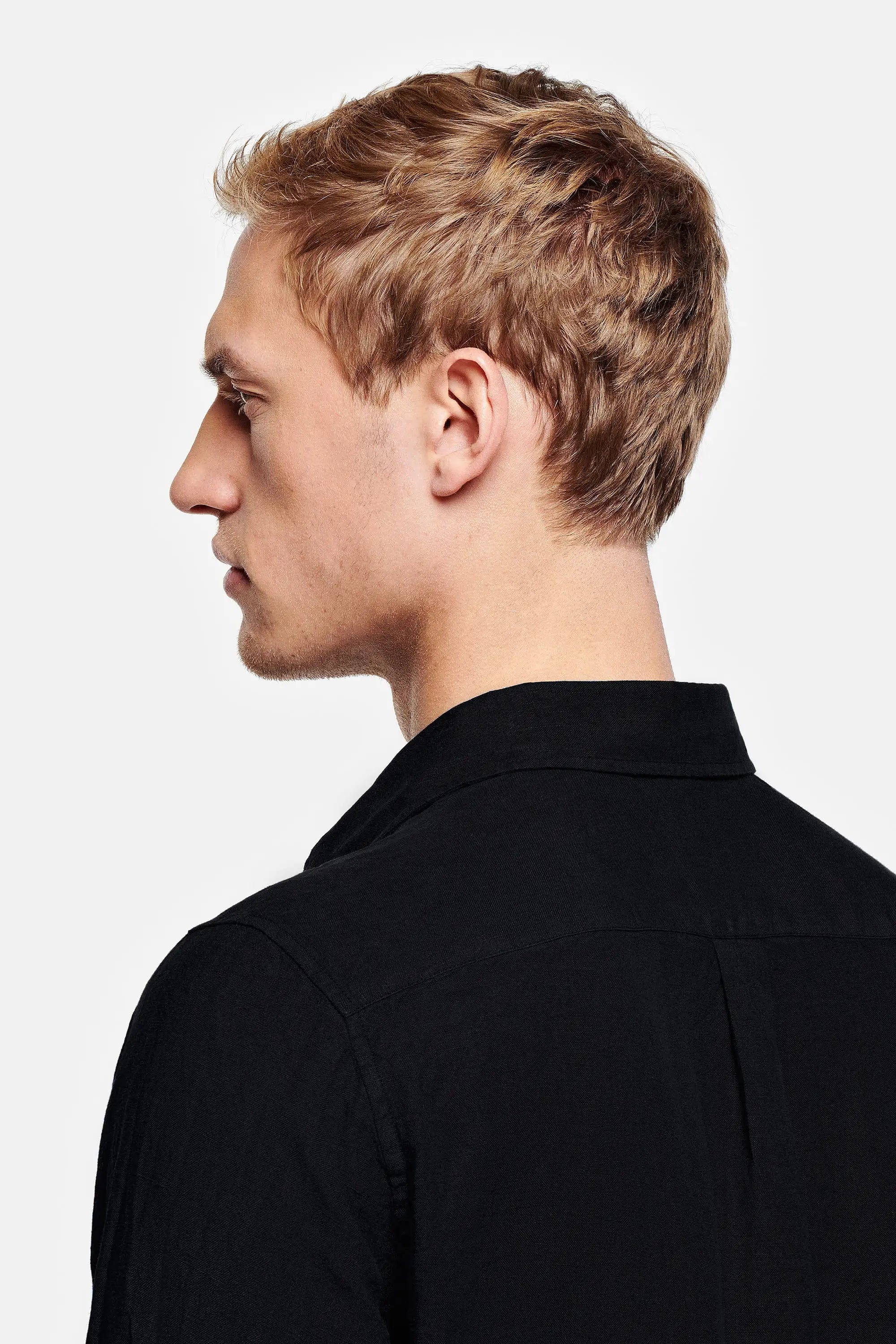 Paris- Chemise en lin noir