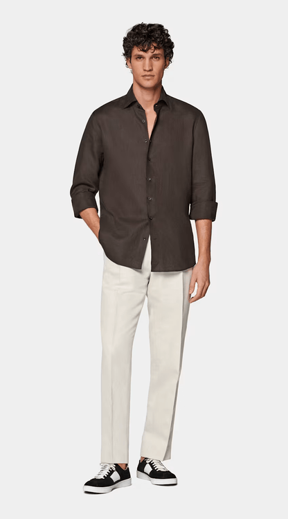 Le Marais - Chemise en lin coupe slim