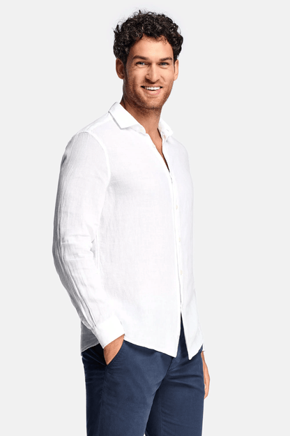 Paris- Chemise en lin blanc