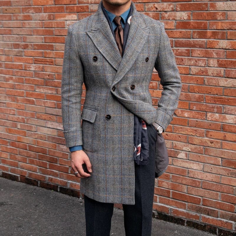 Mont Blanc - manteau à carreaux