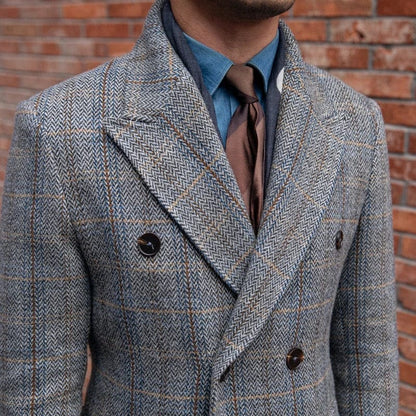 Mont Blanc - manteau à carreaux