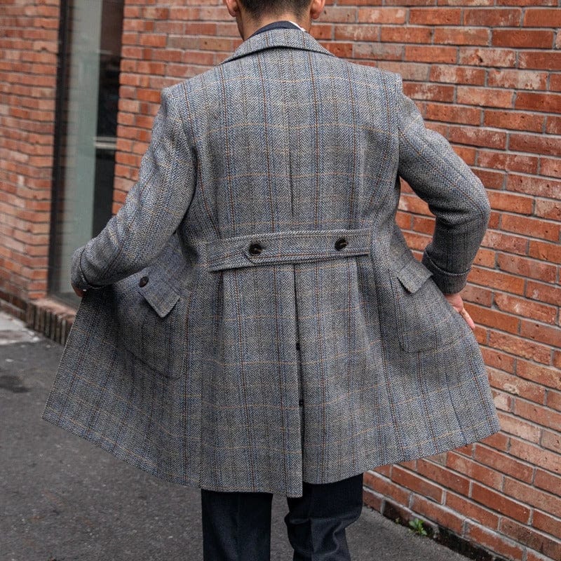 Mont Blanc - manteau à carreaux