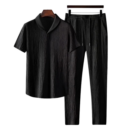 Ensemble polo et pantalon en coton