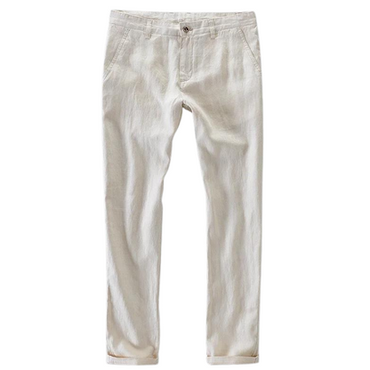 Pantalon décontracté 100 % lin