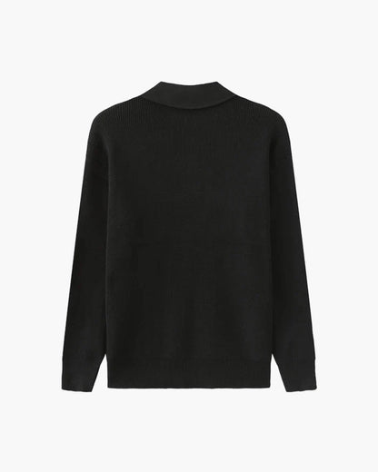 Pull en maille demi-zip Cesare