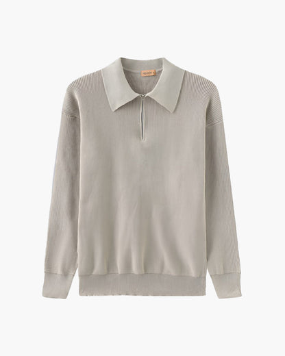 Pull en maille demi-zip Cesare