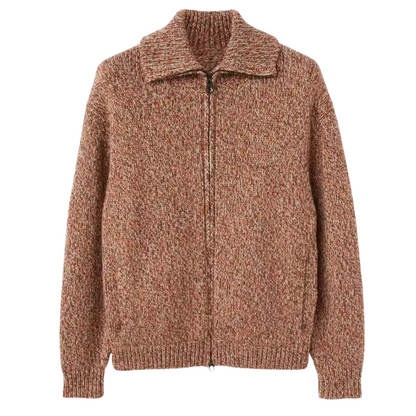 Bomber zippé en laine d'alpaga